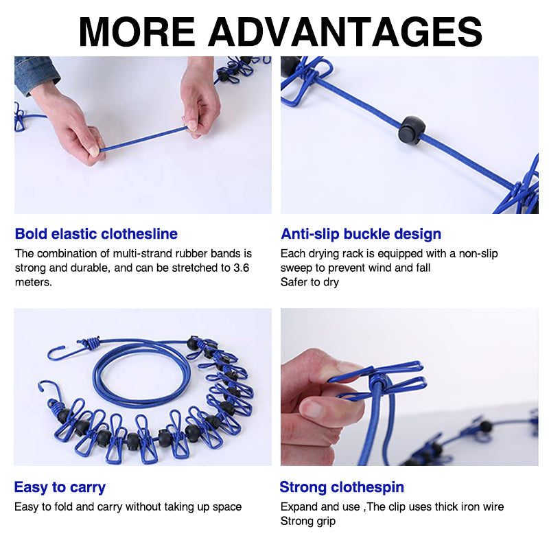 Kompaktní a všestranný cestovní sušák