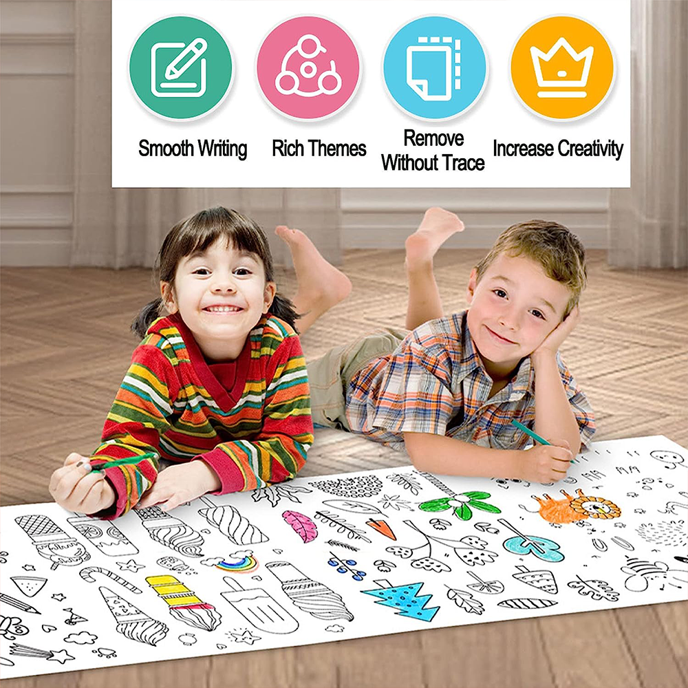 Drawing roll for kids: Unleash creativity without limits!